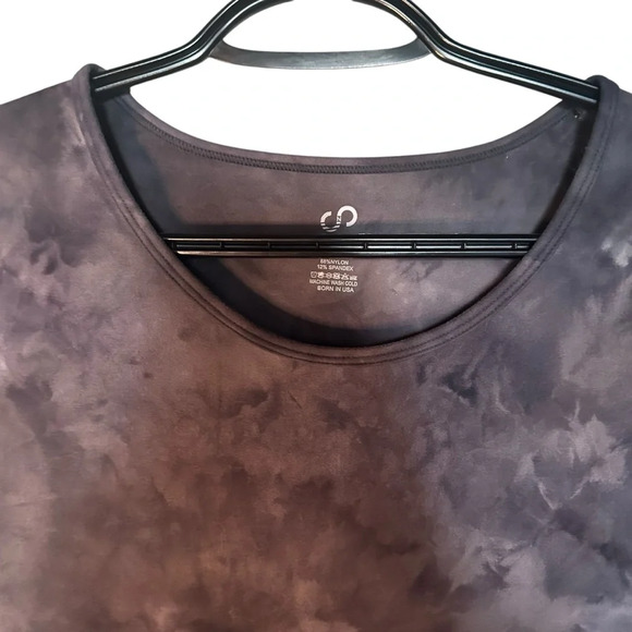 Curves and Combatboots Dark Gray tie-dye workout dress - Picture 4 of 6